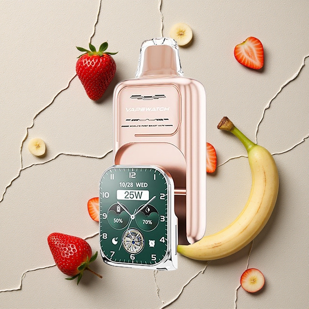 JNR Vape Watch 30000 Puffs Erdbeere Banane vapes großhandel Österreich 19mL 5% Nikotin