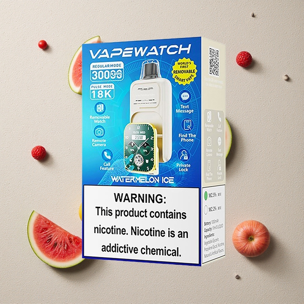 JNR Vape Watch 30000 Puffs Wassermelone-Eis Dual Mesh Coil vapes großhandel Österreich 19mL