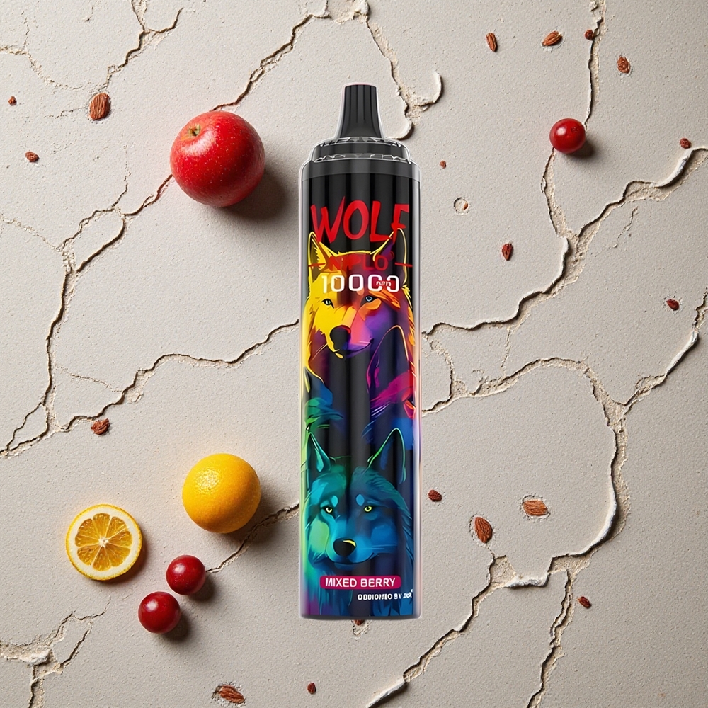 JNR Wolf Niplo 10000 Puffs Mischbeeren Vape Großhandel Österreich Typ-C Schnellladung 20ml