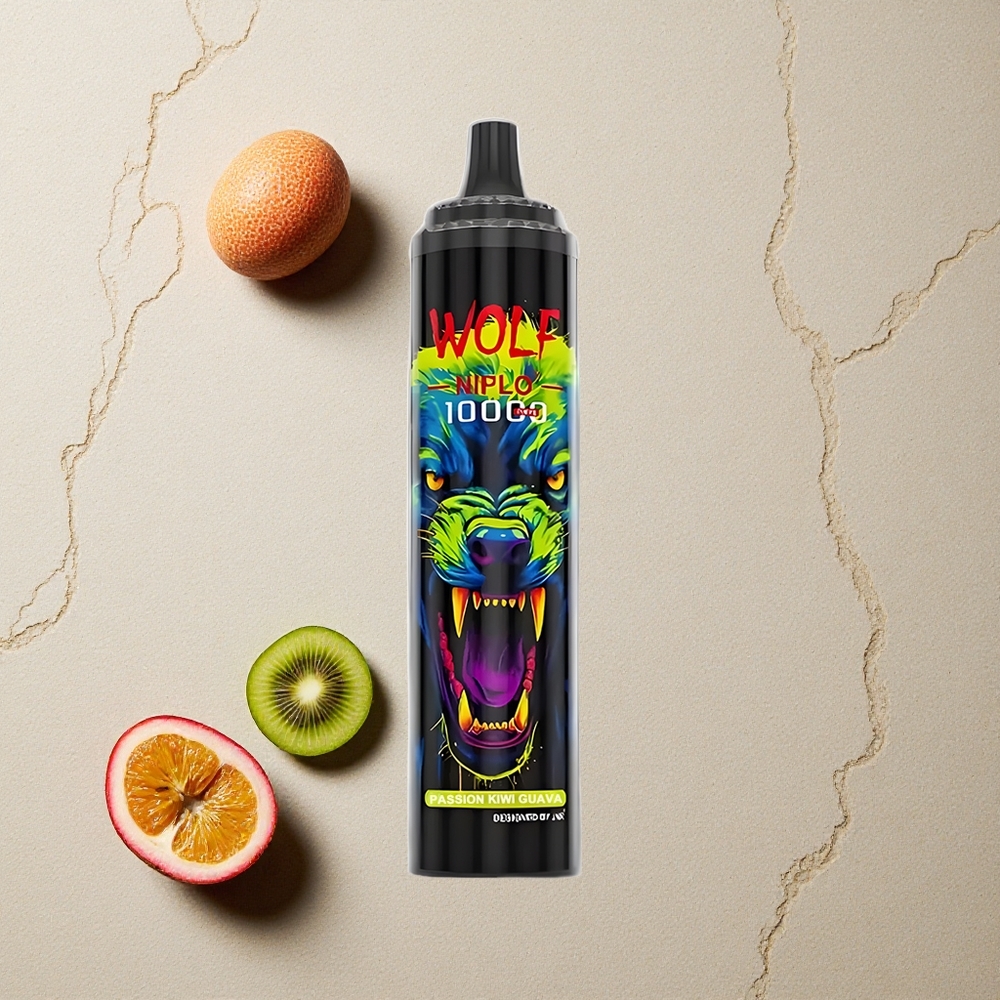 JNR Wolf Niplo 10000 Puffs Passionsfrucht Kiwi Guave vapes großhandel Österreich Mesh Coil 1.0 Ohm