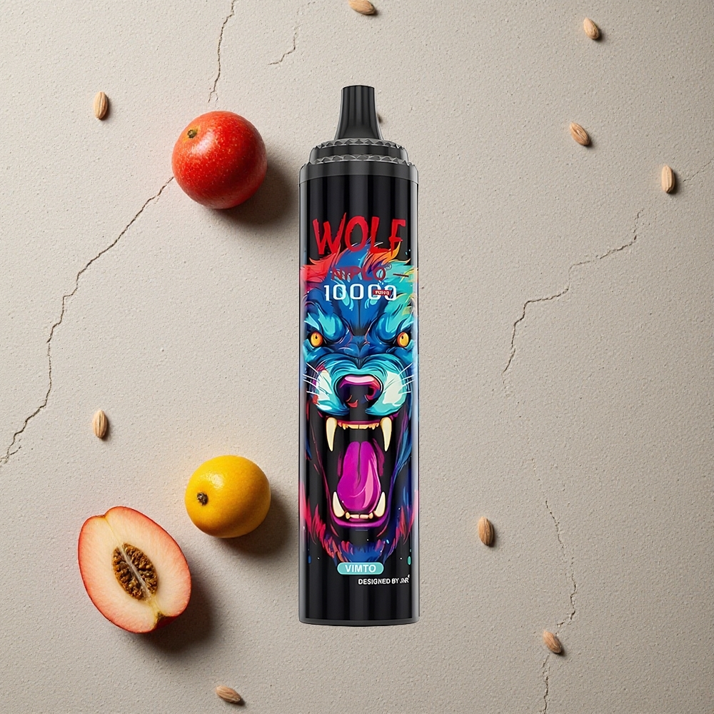 JNR Wolf Niplo 10000 Puffs Vimto (Brombeere) vapes großhandel Österreich Typ-C Schnellladung 20ml