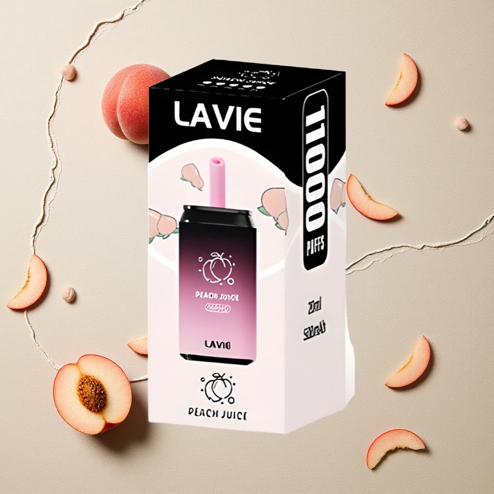 LAVIE Aurora 11000 Puffs Pfirsichsaft Einweg-Vape 22ML e-Liquid vapes großhandel Österreich Typ C Aufladbar