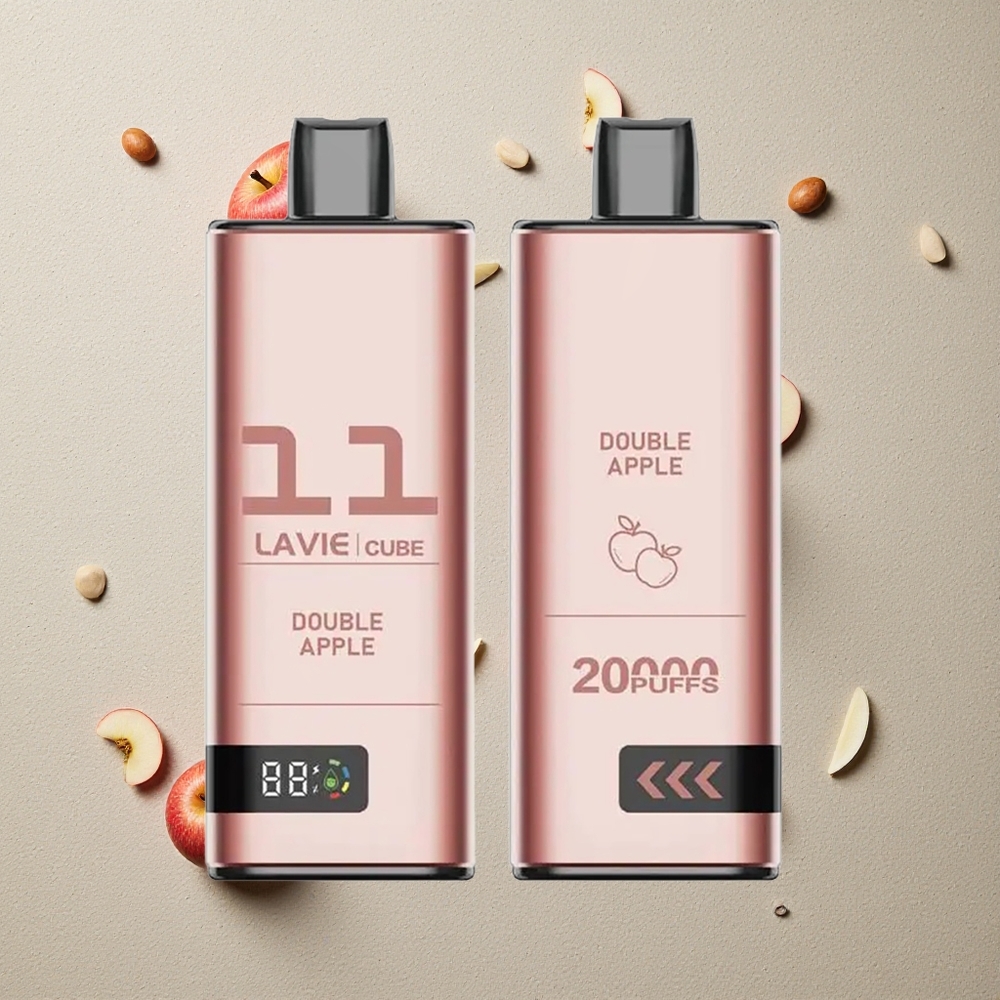 Lavie Cube 20000 Puffs Doppelapfel Einweg-Vape 28ML vapes großhandel Österreich Type C