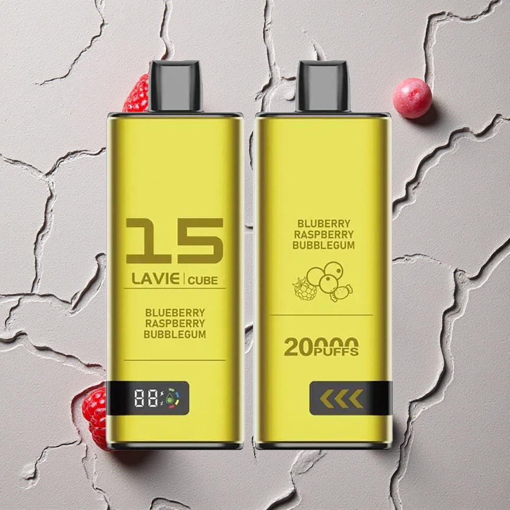 Lavie Cube 20000 Puffs Einweg-Vape Blaubeere Himbeere Bubblegum vapes großhandel Österreich 28ML 600mAh