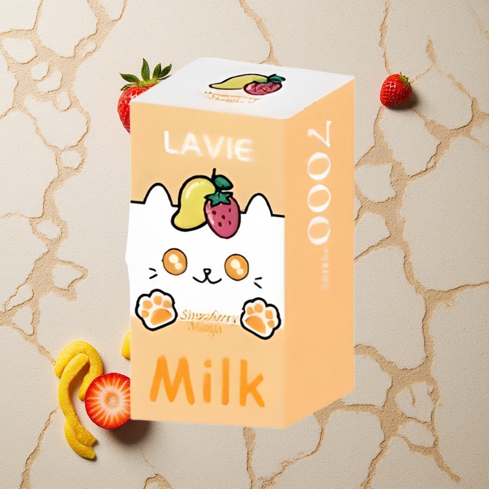 LAVIE Milk 7000 Puffs Erdbeere Mango vapes großhandel Österreich 16ML 600mAh