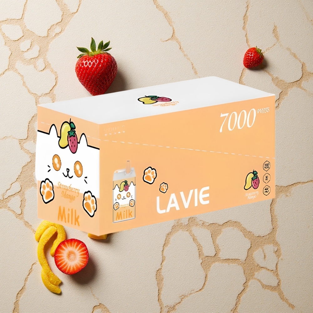 LAVIE Milk 7000 Puffs Erdbeere Mango vapes großhandel Österreich 16ML 600mAh