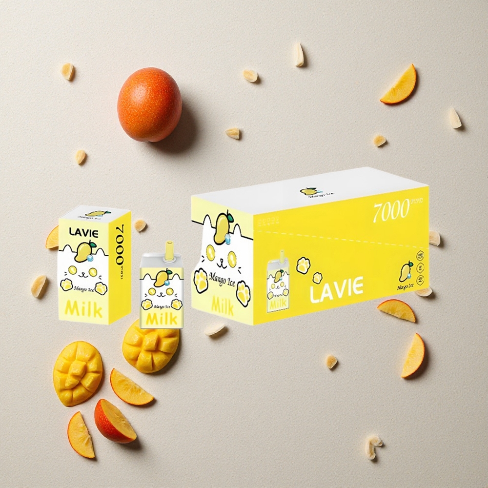 LAVIE Milk 7000 Puffs Mango-Eis vapes großhandel Österreich 16ML E-Liquid 600mAh