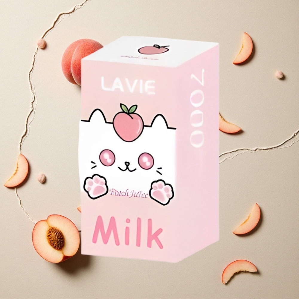 LAVIE Milk 7000 Puffs Pfirsich Saft vapes großhandel Österreich 16ML 600mAh Typ C