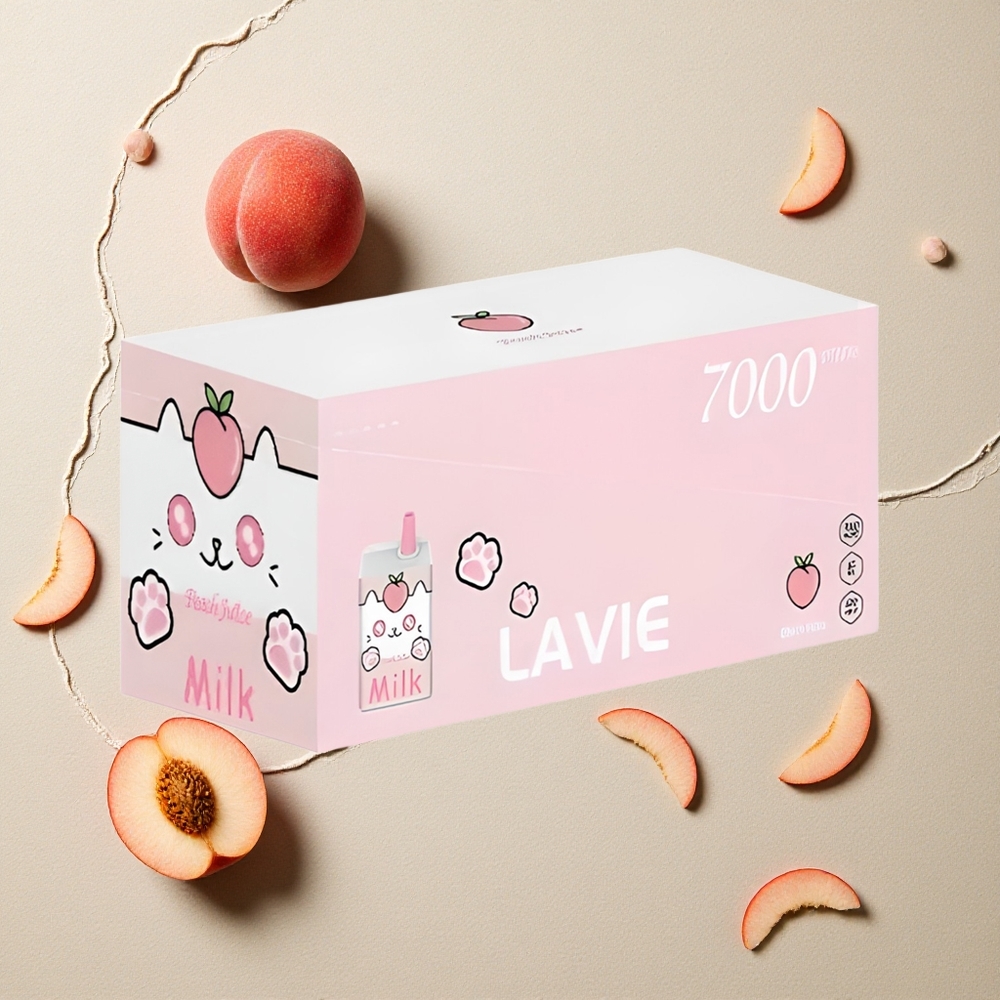 LAVIE Milk 7000 Puffs Pfirsich Saft vapes großhandel Österreich 16ML 600mAh Typ C