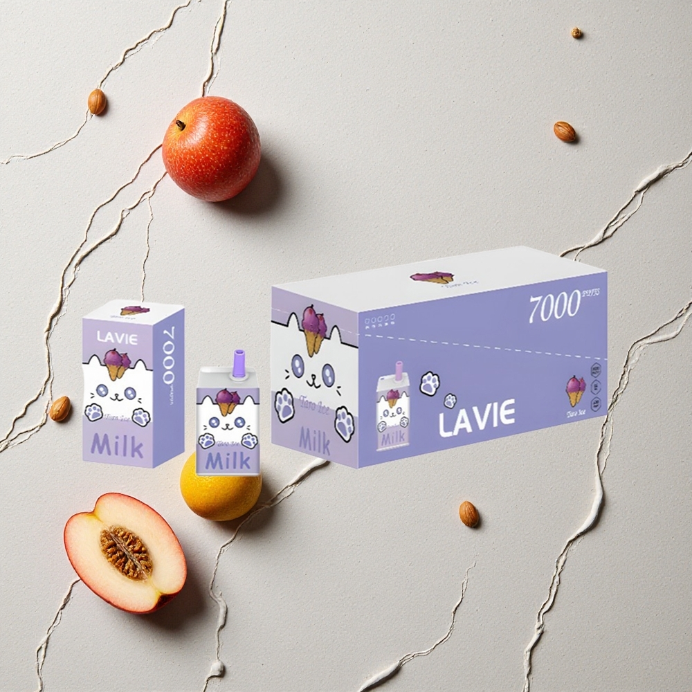 LAVIE Milk 7000 Puffs Taro-Eis vapes großhandel Österreich 16ML 600mAh