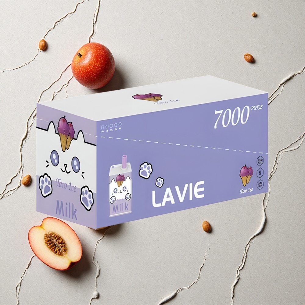 LAVIE Milk 7000 Puffs Taro-Eis vapes großhandel Österreich 16ML 600mAh