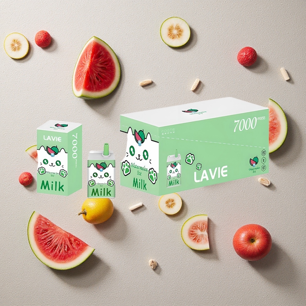 LAVIE Milk 7000 Puffs Wassermelone-Eis vapes großhandel Österreich 16ML E-Liquid 600mAh