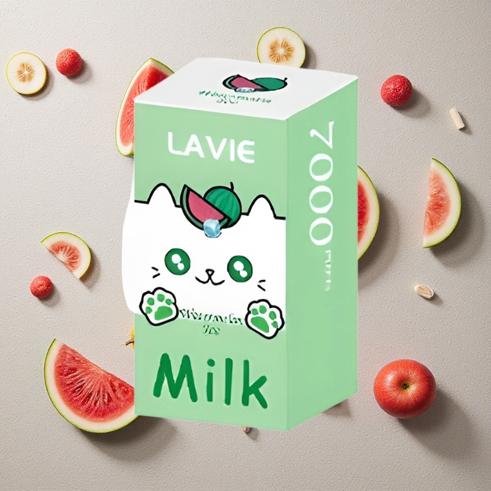 LAVIE Milk 7000 Puffs Wassermelone-Eis vapes großhandel Österreich 16ML E-Liquid 600mAh