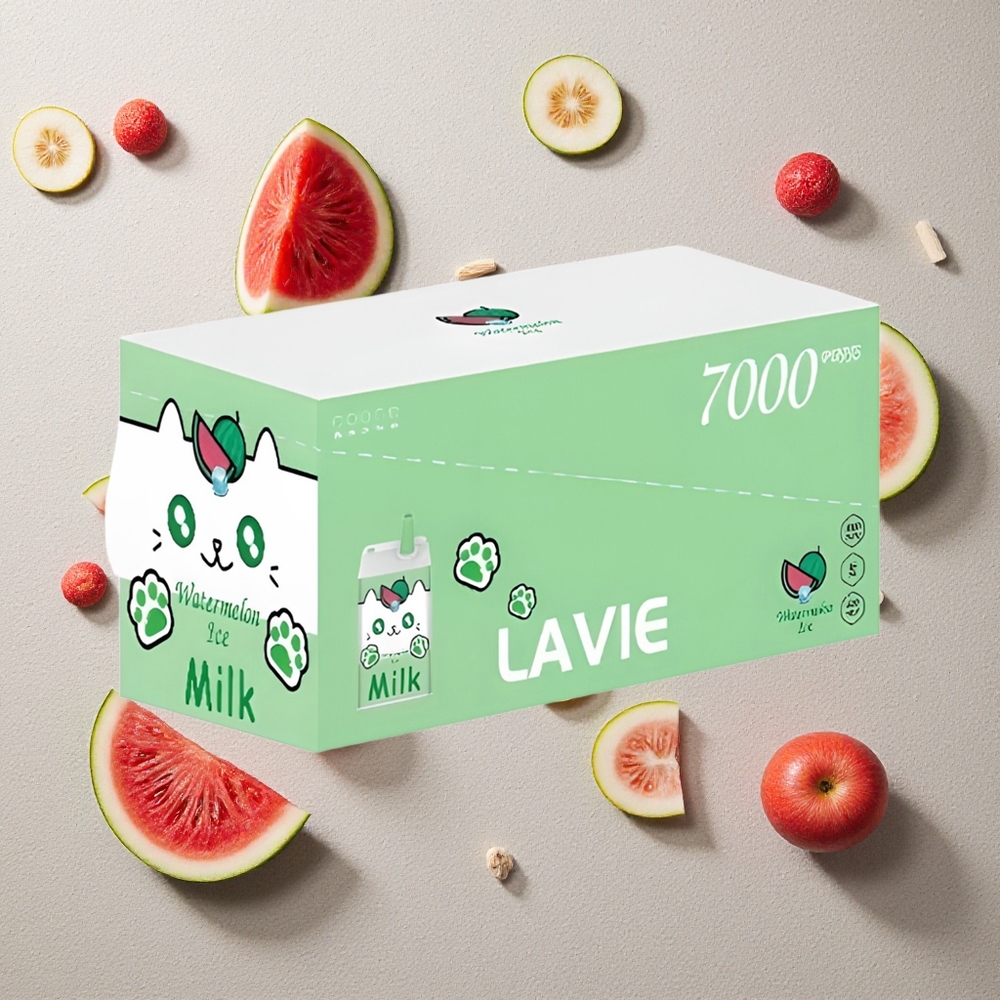 LAVIE Milk 7000 Puffs Wassermelone-Eis vapes großhandel Österreich 16ML E-Liquid 600mAh